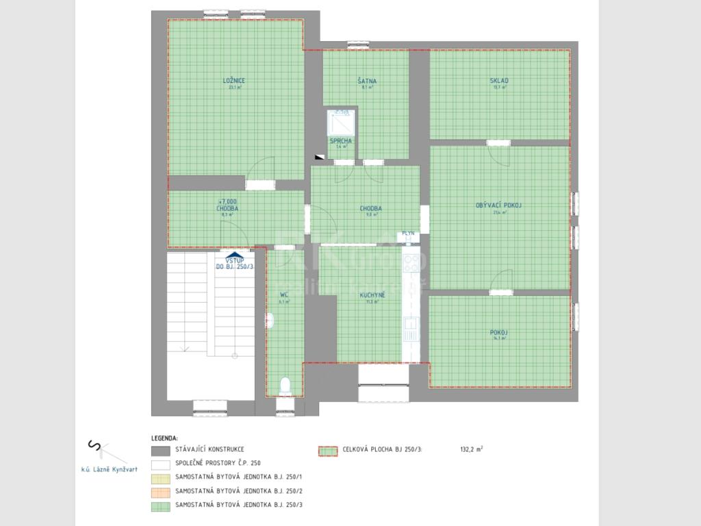 Prodej bytu 3+1 114 m2, Lázně Kynžvart – náhled fotky 4