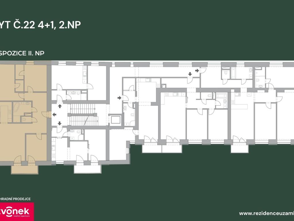 Prodej bytu 4+1 104 m2