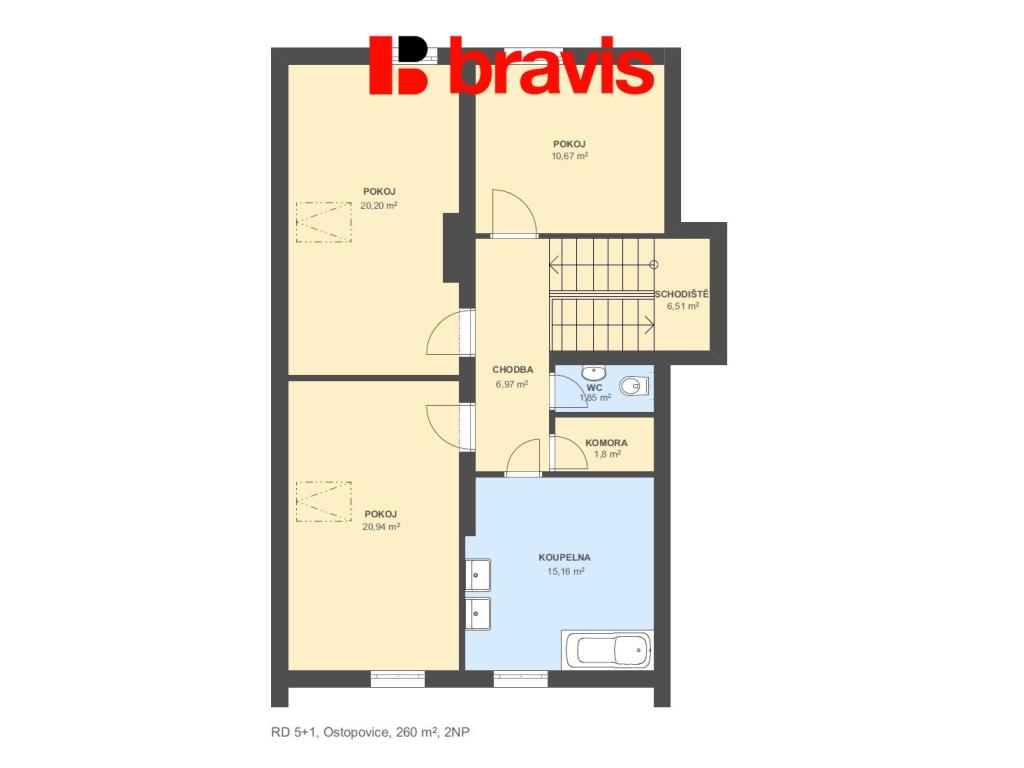 Prodej domu 161 m² – pohled 5
