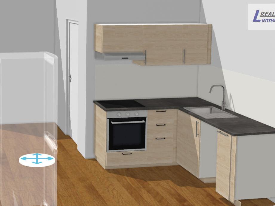 Pronájem bytu 1+kk 32 m2