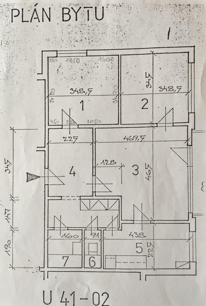 Pronajem bytu 3+1 76 m2