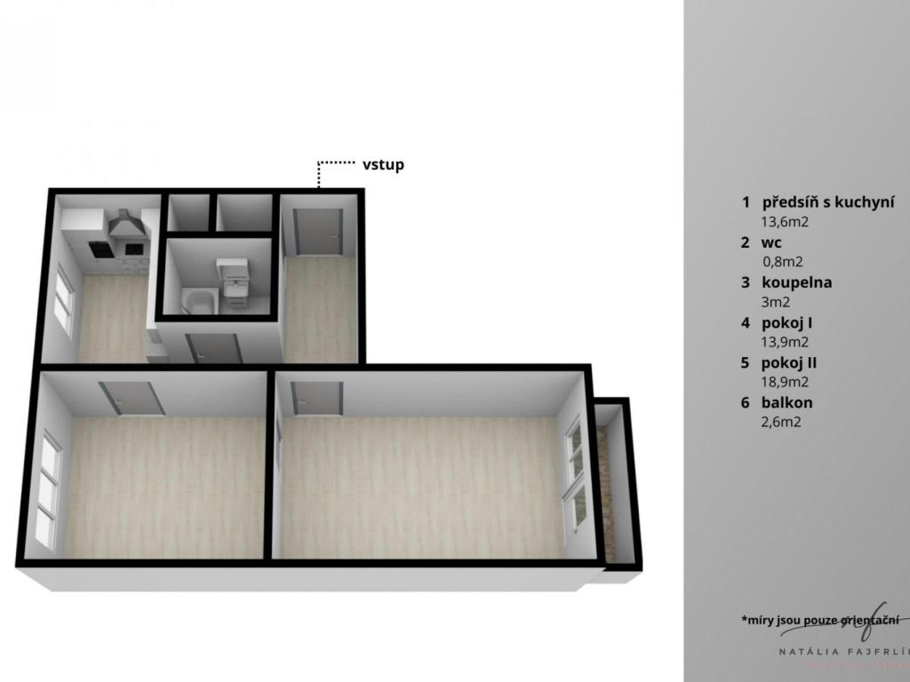 Prodej bytu 2+1 52 m2, Habartov – náhled fotky 15