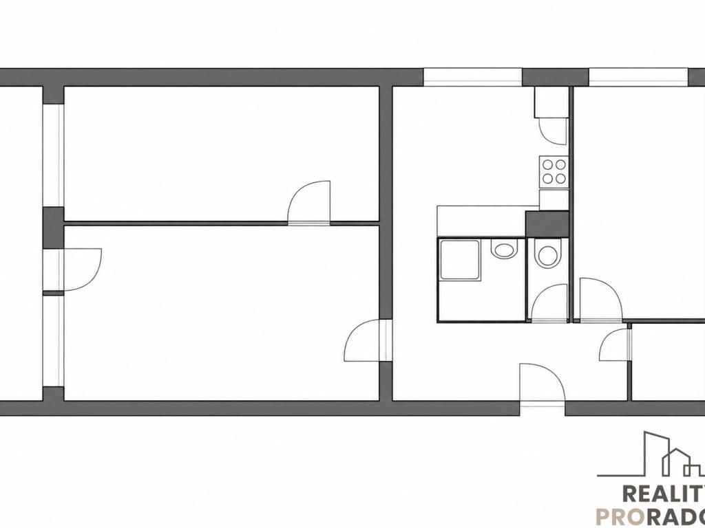 Prodej bytu 3+1 82 m2