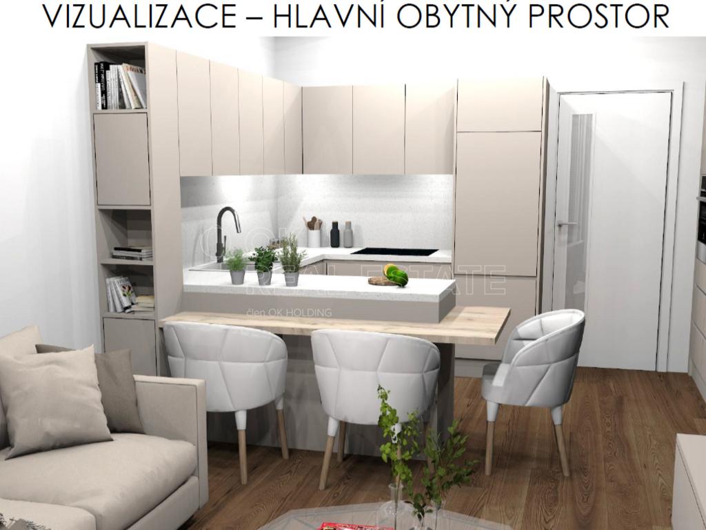 Pronájem bytu 2+kk 52 m2