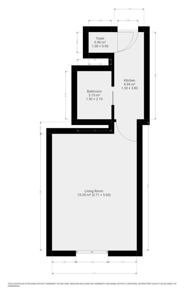 Pronájem bytu 1+kk 29 m2, Praha – náhled fotky 11