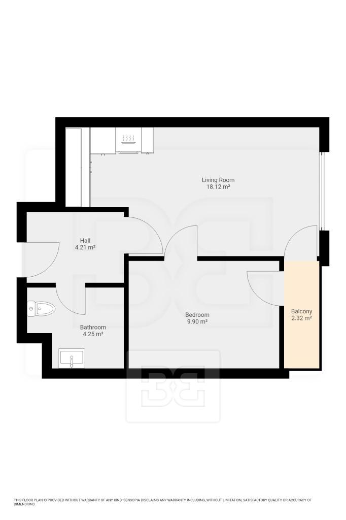 Pronájem bytu 2+kk 41 m2