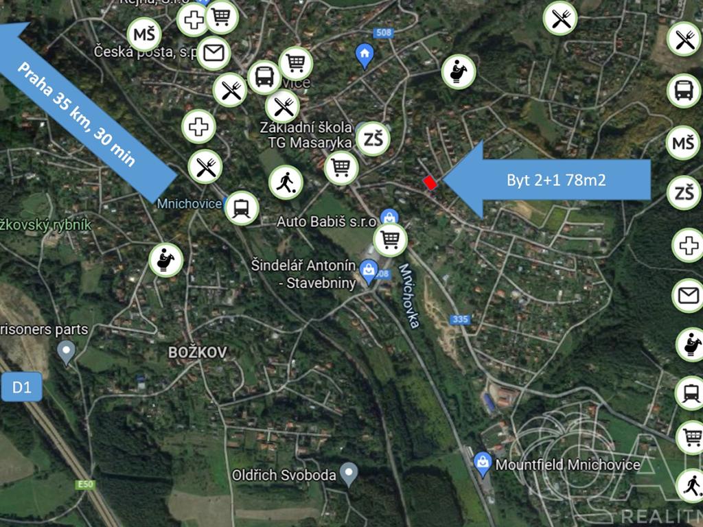 Pronájem bytu 2+1 78 m2