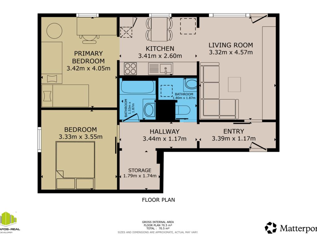 Prodej bytu 3+1 70 m² – pohled 2