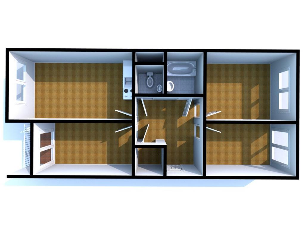 Pronajem bytu 4+kk 74 m2