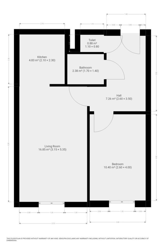 Pronájem bytu 2+kk 45 m2