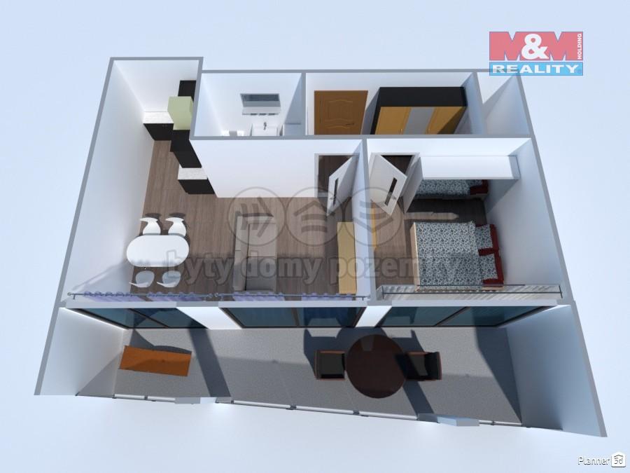Pronajem bytu 2+kk 68 m2