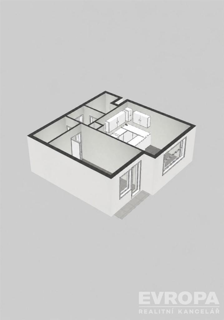 Pronájem bytu 2+kk 50 m2