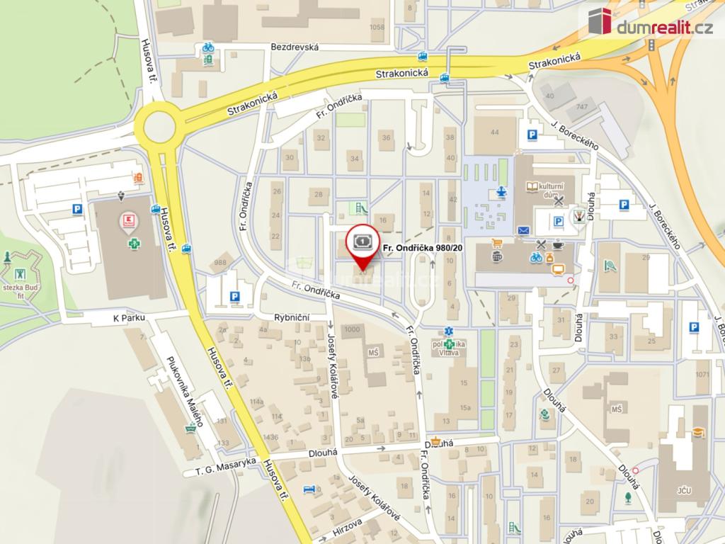 Pronájem bytu 1+kk 24 m2