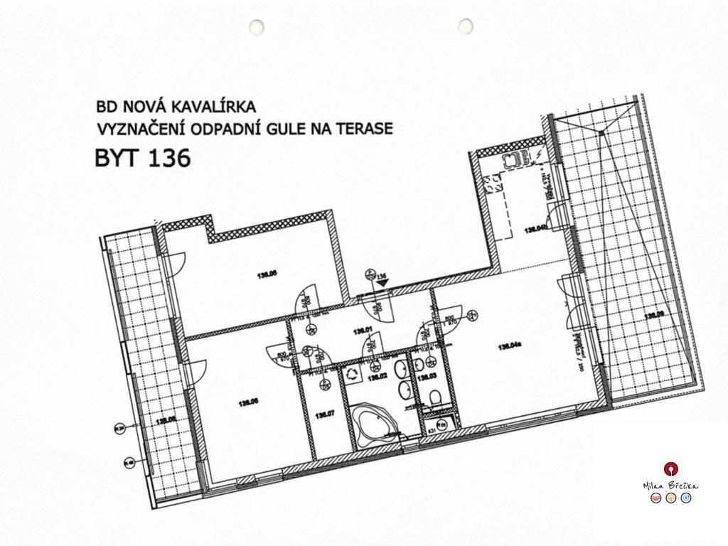 Pronájem bytu 3+kk 84 m2