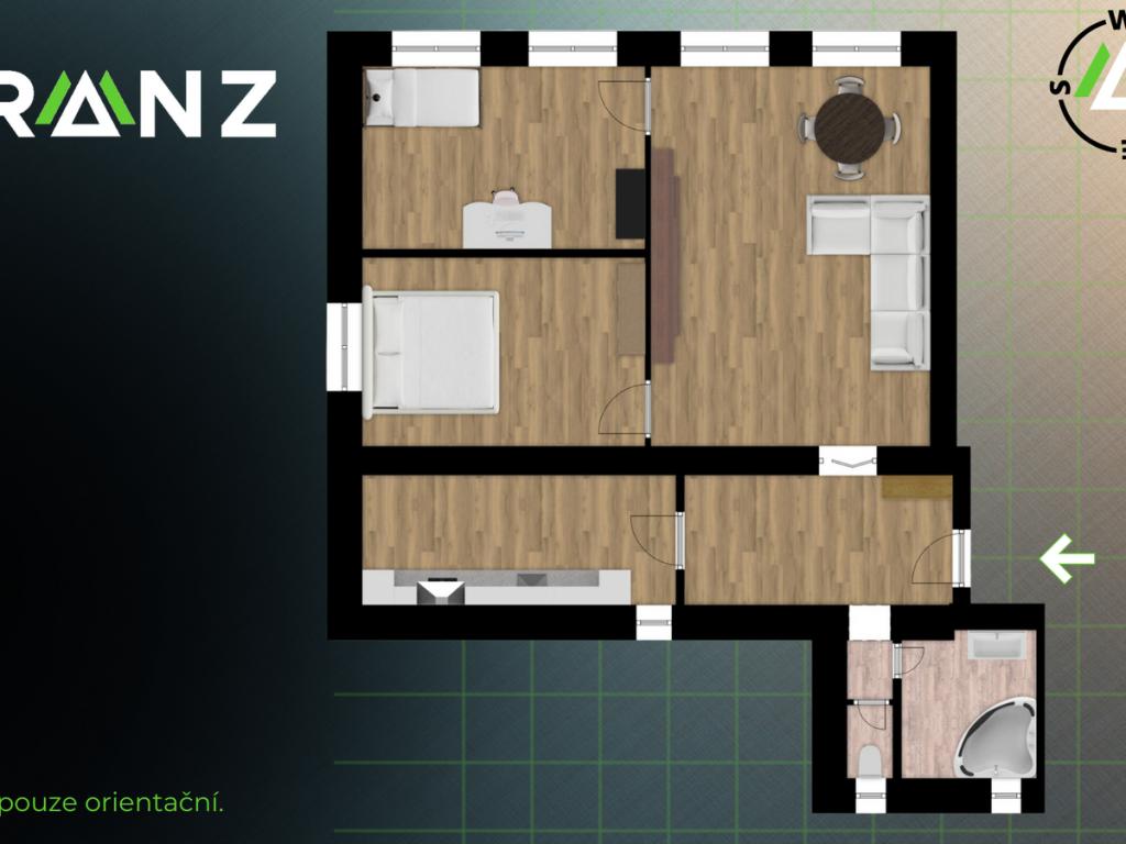 Pronájem bytu 3+1 94 m2