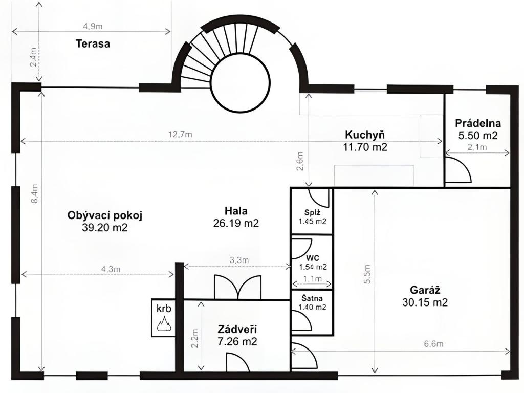 Pronájem domu 254 m2, Praha – náhled fotky 21
