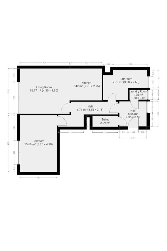 Pronájem bytu 2+kk 64 m2, Praha – náhled fotky 16