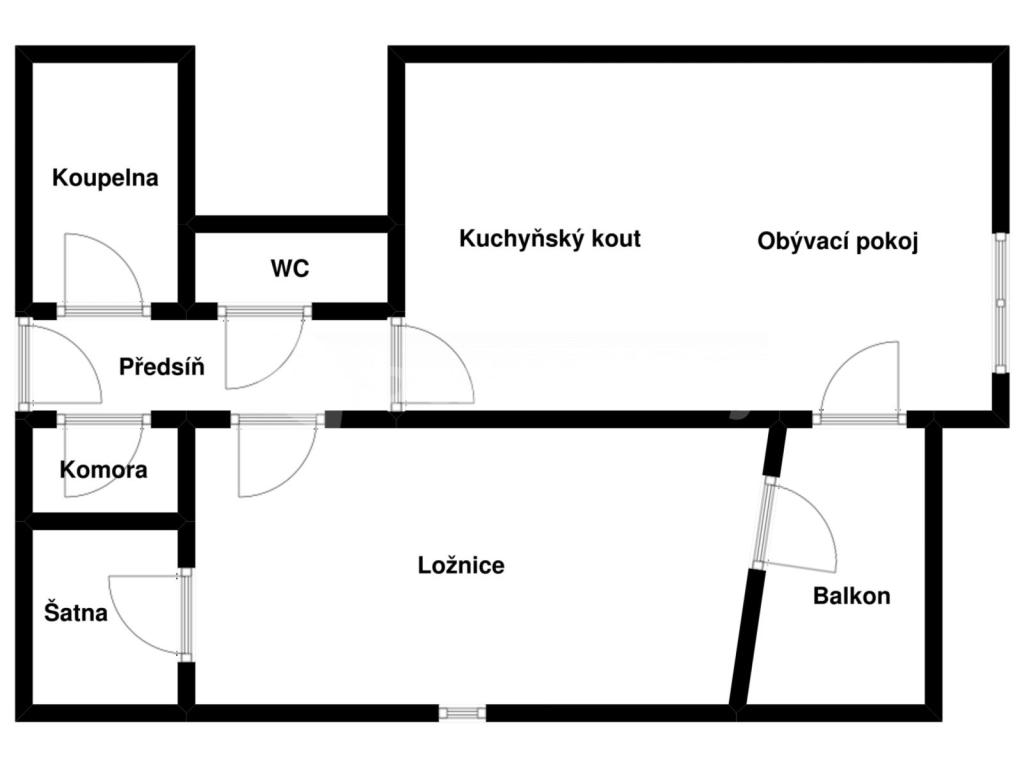 Pronájem bytu 2+kk 65 m2