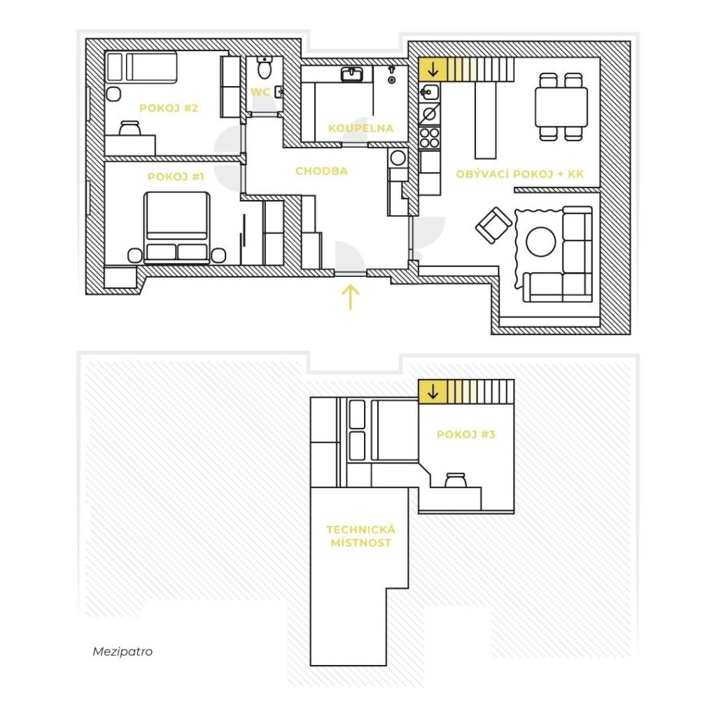 Pronájem bytu 4+kk 114 m2, Praha – náhled fotky 23