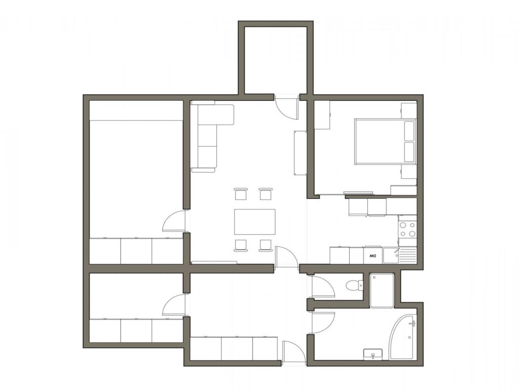 Pronájem bytu 3+kk 82 m2