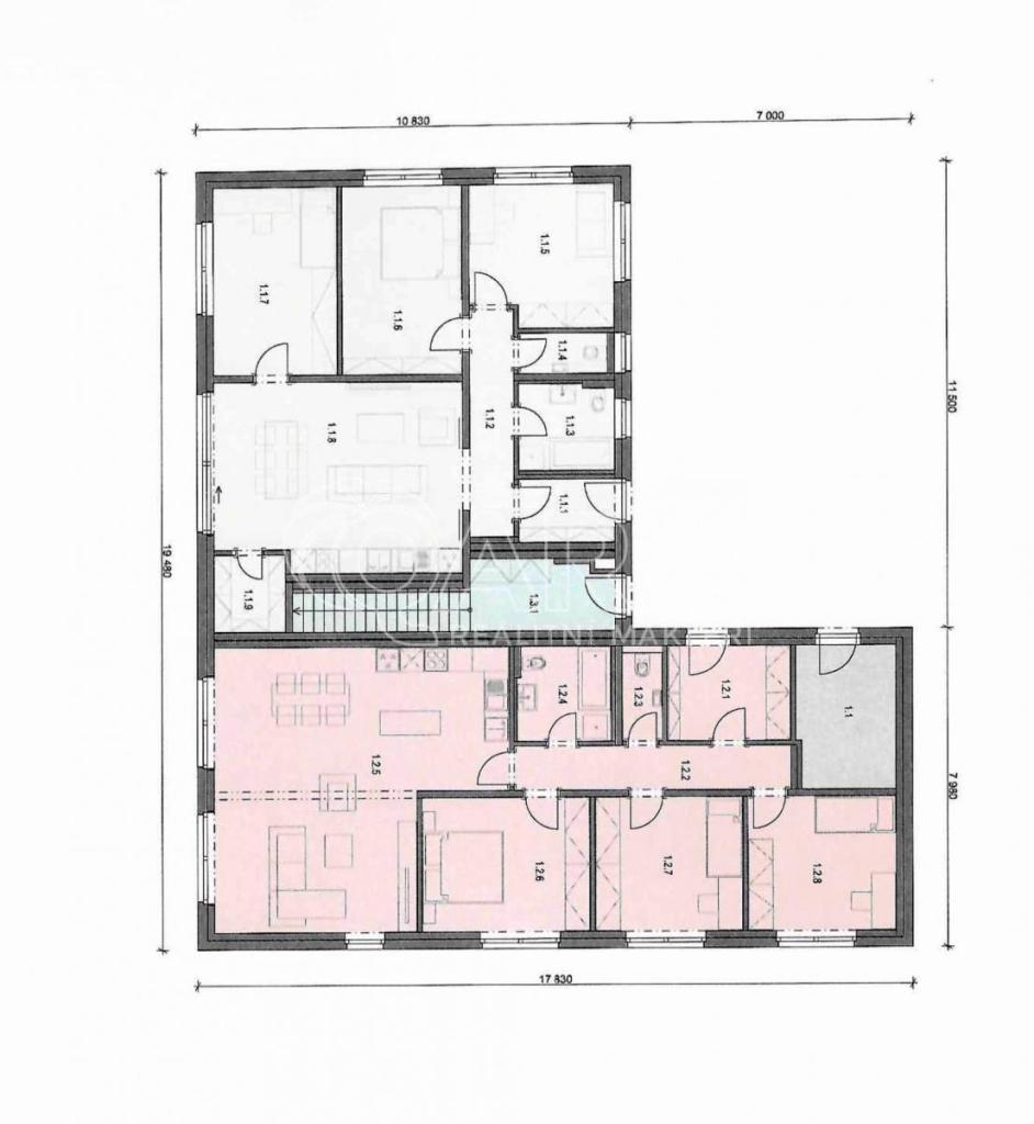 Pronájem bytu 4+kk 106 m2, Vysoký Újezd – náhled fotky 9