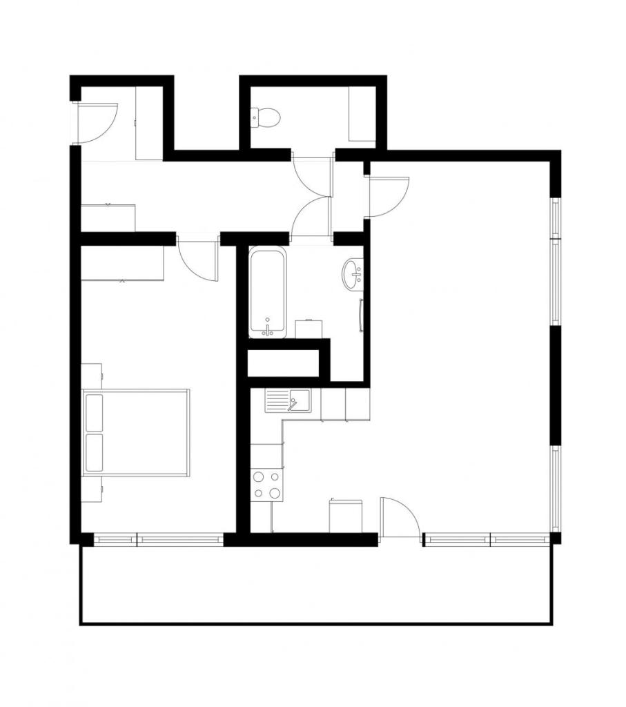 Pronájem bytu 2+kk 59 m2