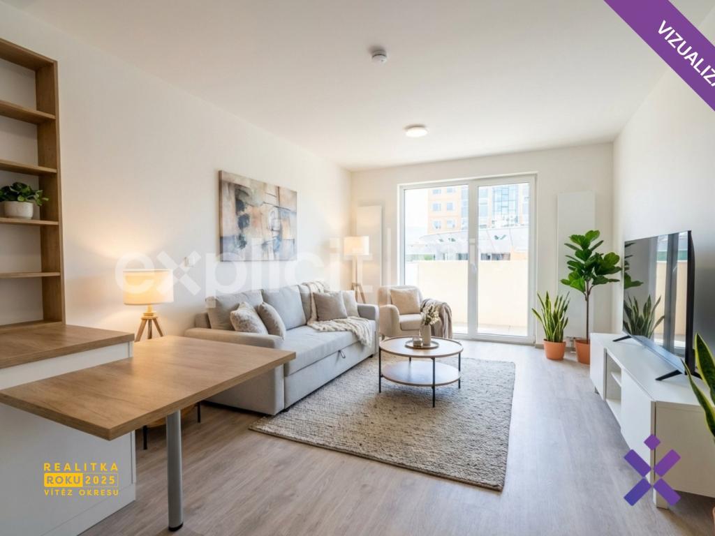 Pronájem bytu 1+kk 34 m2