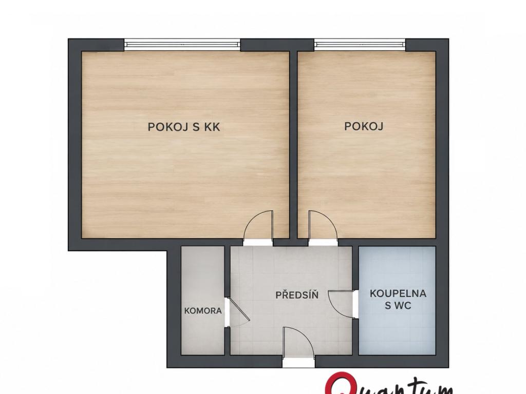 Pronájem bytu 2+kk 40 m2, Praha – náhled fotky 23