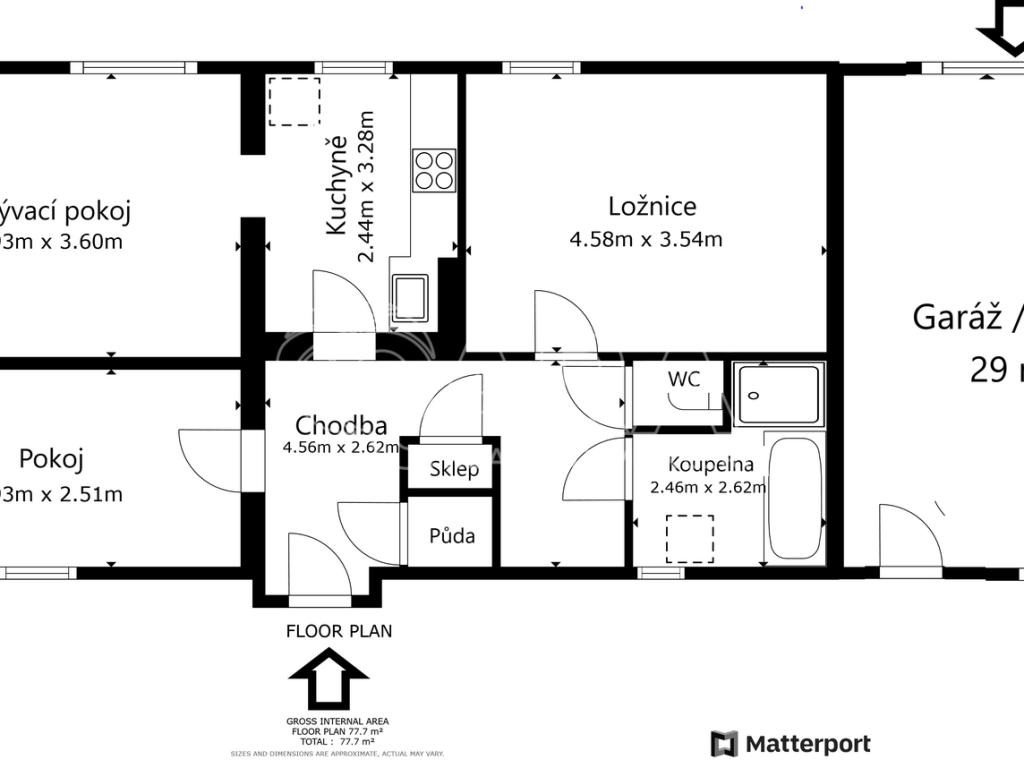 Prodej domu 100 m2