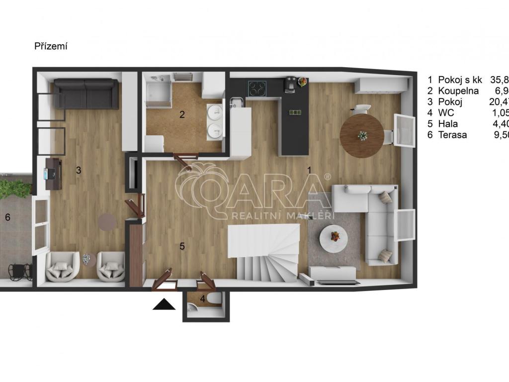 Prodej bytu 3+kk 122 m2