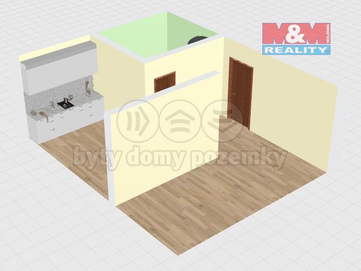 Pronajem bytu 1+kk 20 m2