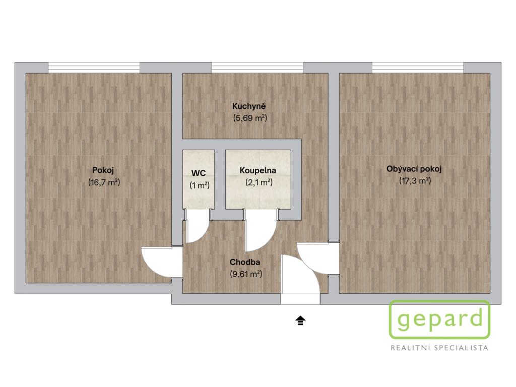 Prodej bytu 2+1 52 m2, Habartov – náhled fotky 16