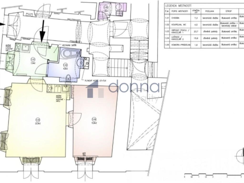 Pronájem bytu 2+1 54 m2, Praha – náhled fotky 7