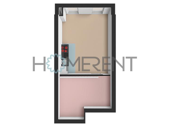 Pronájem bytu 1+kk 28 m2