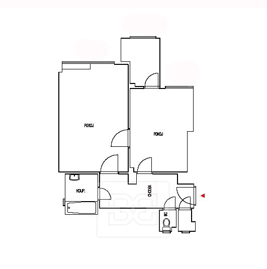 Pronájem bytu 2+1 52 m2, Praha – náhled fotky 13