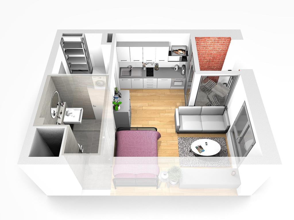 Pronájem bytu 1+kk 28 m2, Praha – náhled fotky 14