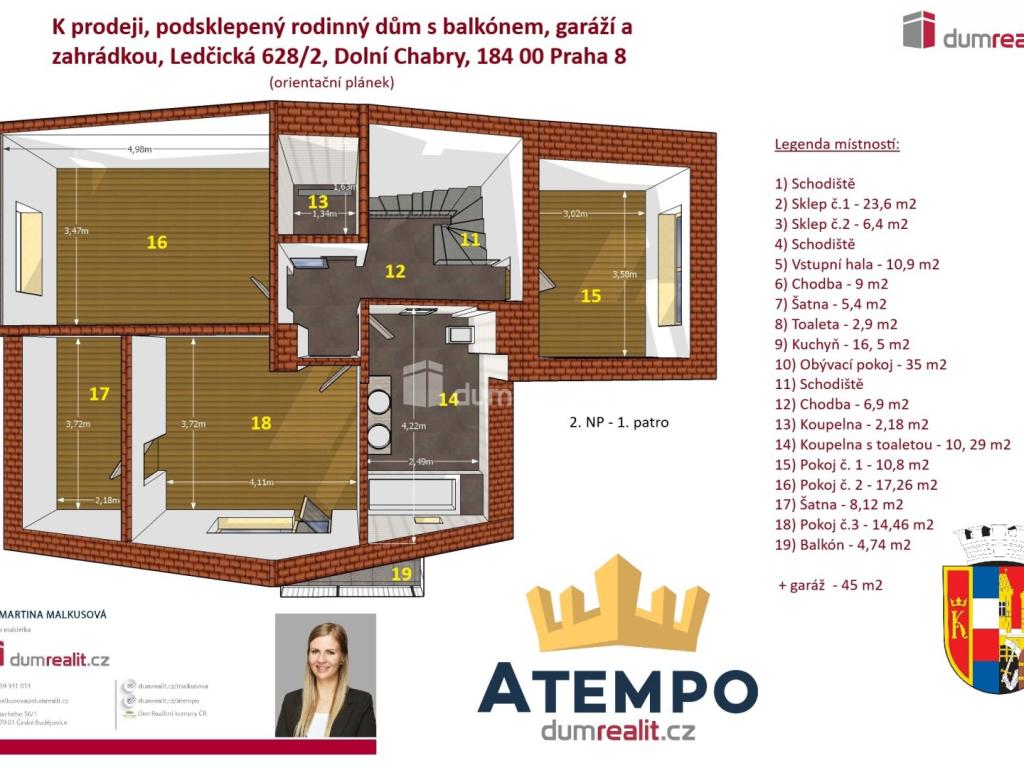 Prodej domu 224 m2, Praha – náhled fotky 22