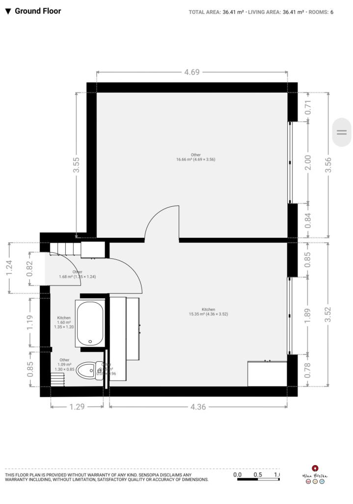 Prodej bytu 2+kk 37 m2, Rakovník – náhled fotky 8