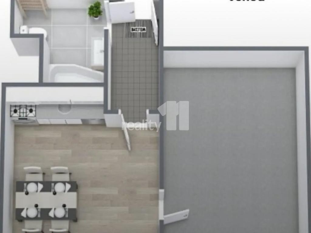 Pronájem bytu 2+kk 34 m2