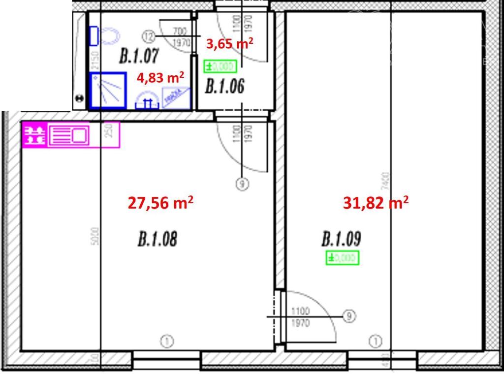 Pronájem bytu 2+kk 71 m2