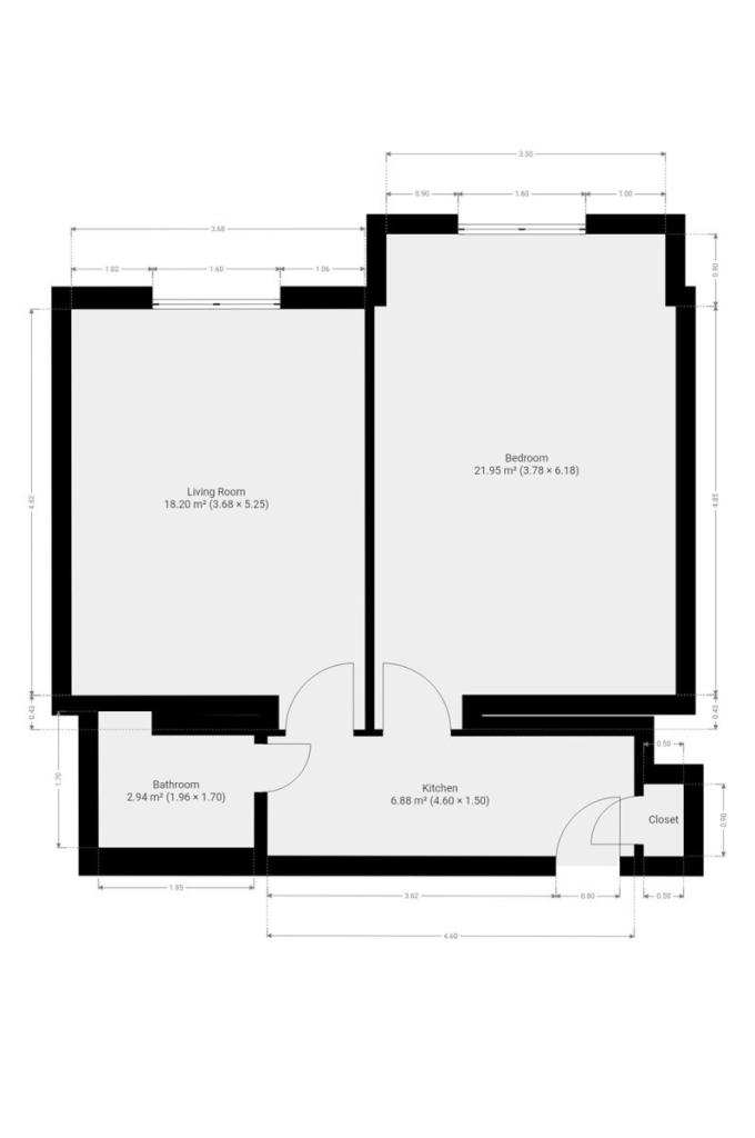 Pronájem bytu 2+1 56 m2, Praha – náhled fotky 10