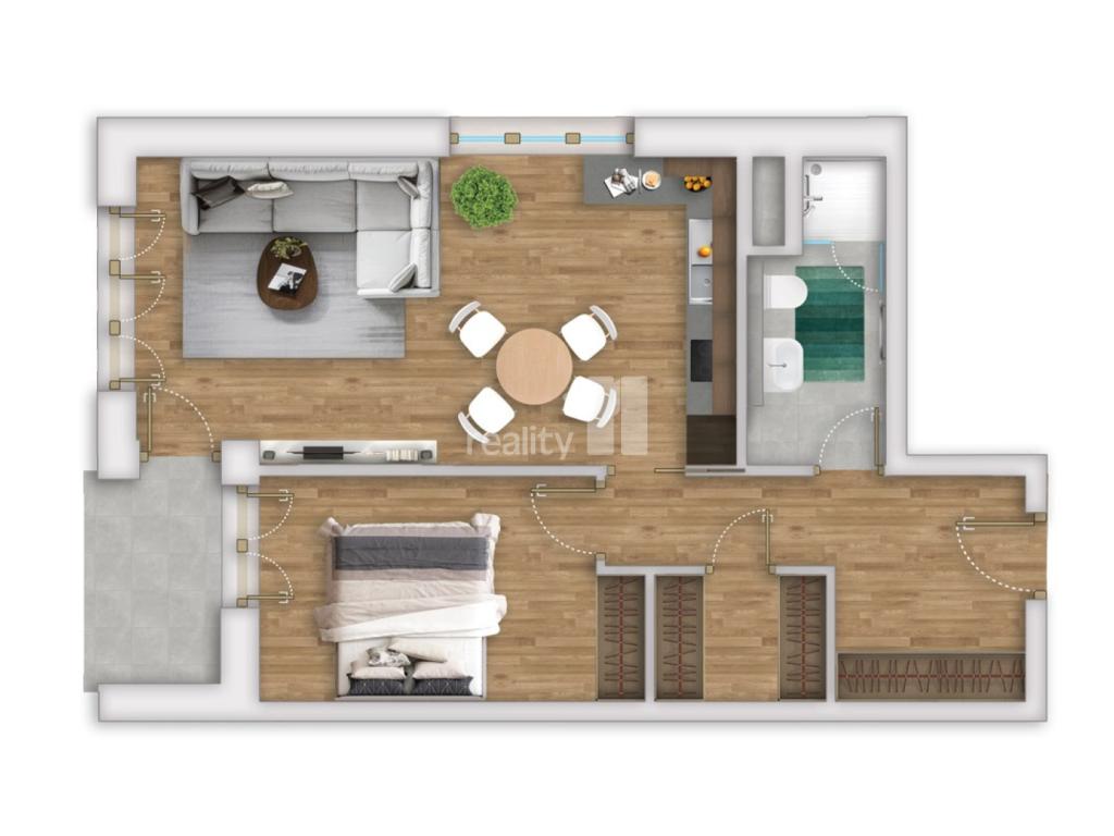 Prodej bytu 2+kk 60 m2