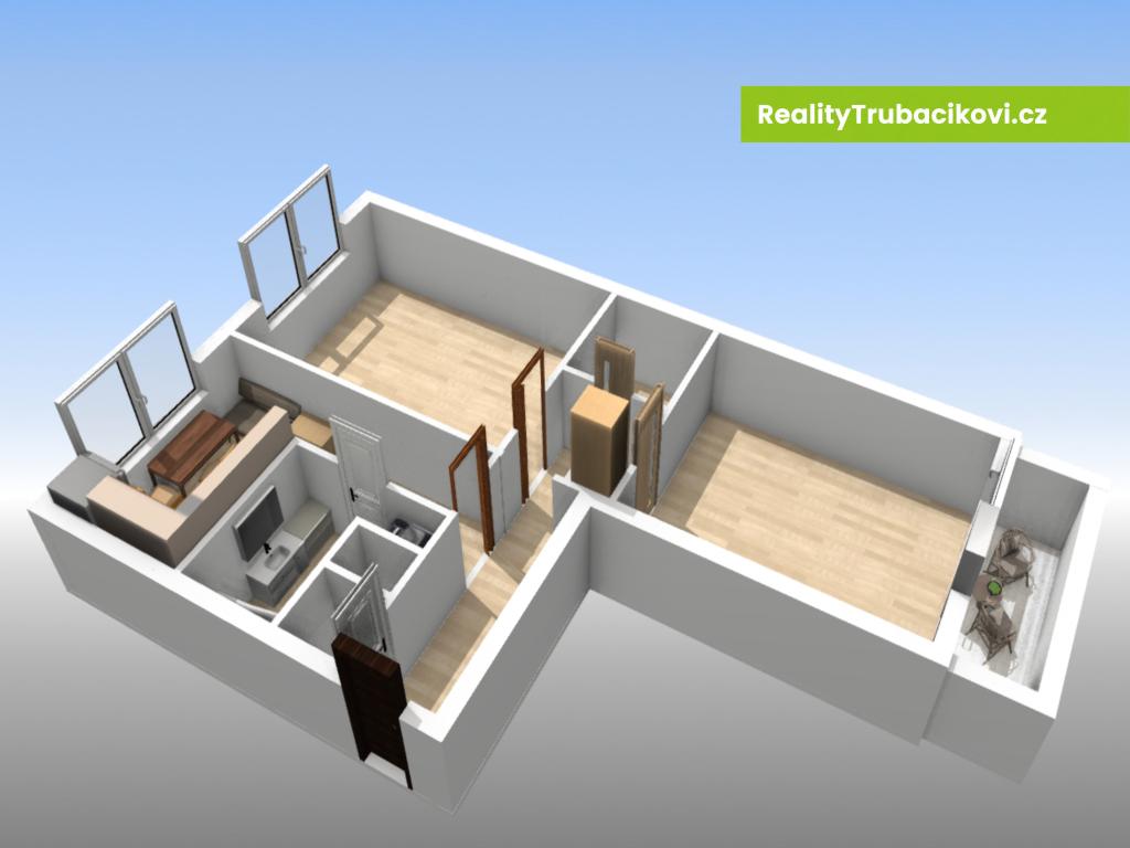 Pronájem bytu 2+1 58 m2, Vsetín – náhled fotky 16