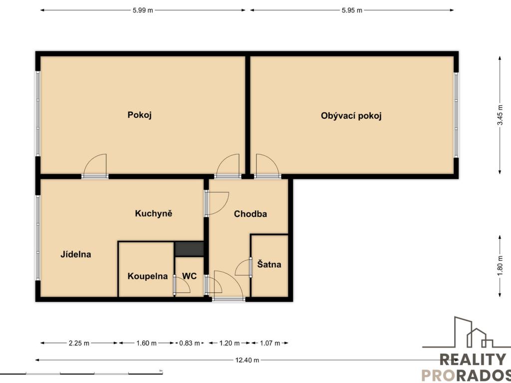 Prodej bytu 2+1 66 m2, České Budějovice – náhled fotky 13