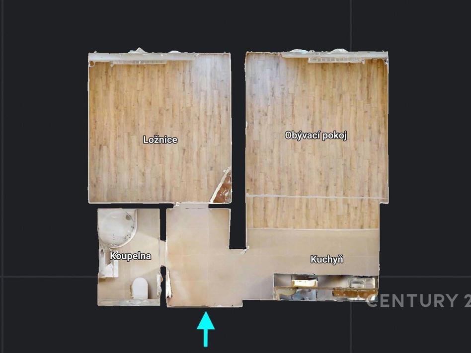 Pronájem bytu 2+kk 36 m2