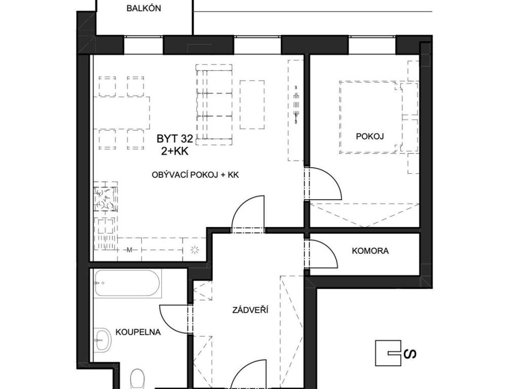 Pronájem bytu 2+kk 61 m2, Plzeň – náhled fotky 8
