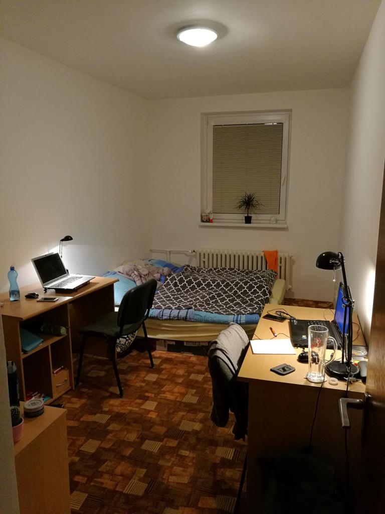 Spolubydleni bytu 2 lůžka 16 m2