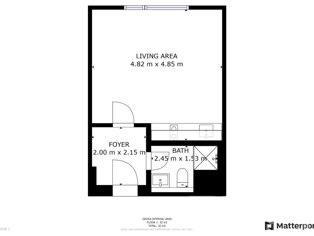 Pronájem bytu 1+kk 30 m2, Praha – náhled fotky 20