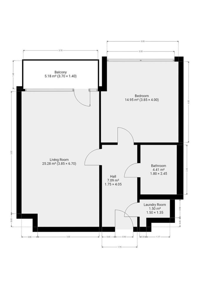 Pronájem bytu 2+kk 58 m2, Praha – náhled fotky 23