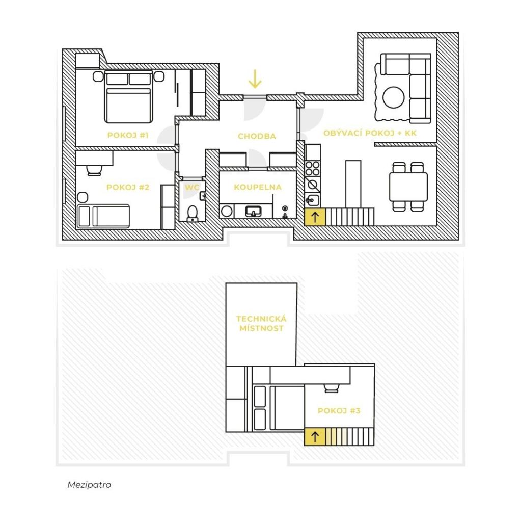 Pronájem bytu 4+kk 105 m2, Praha – náhled fotky 30